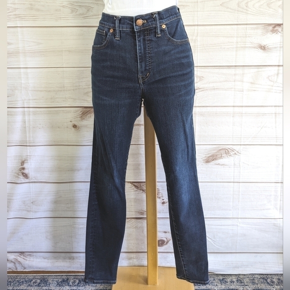 Madewell 9in High Rise Skinny Jeans in Larkspur Wash Tencel Edition Size 28 - Picture 3 of 11